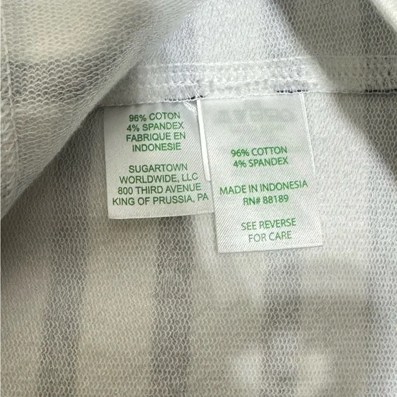 Lilly Pulitzer Mindy Blazer Navy white Striped nautical cotton cardigan XS - Picture 5 of 7